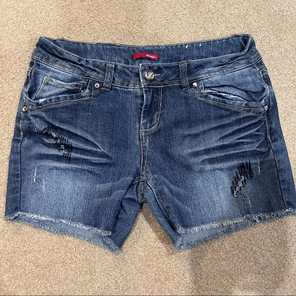 Bongo distressed jean shorts